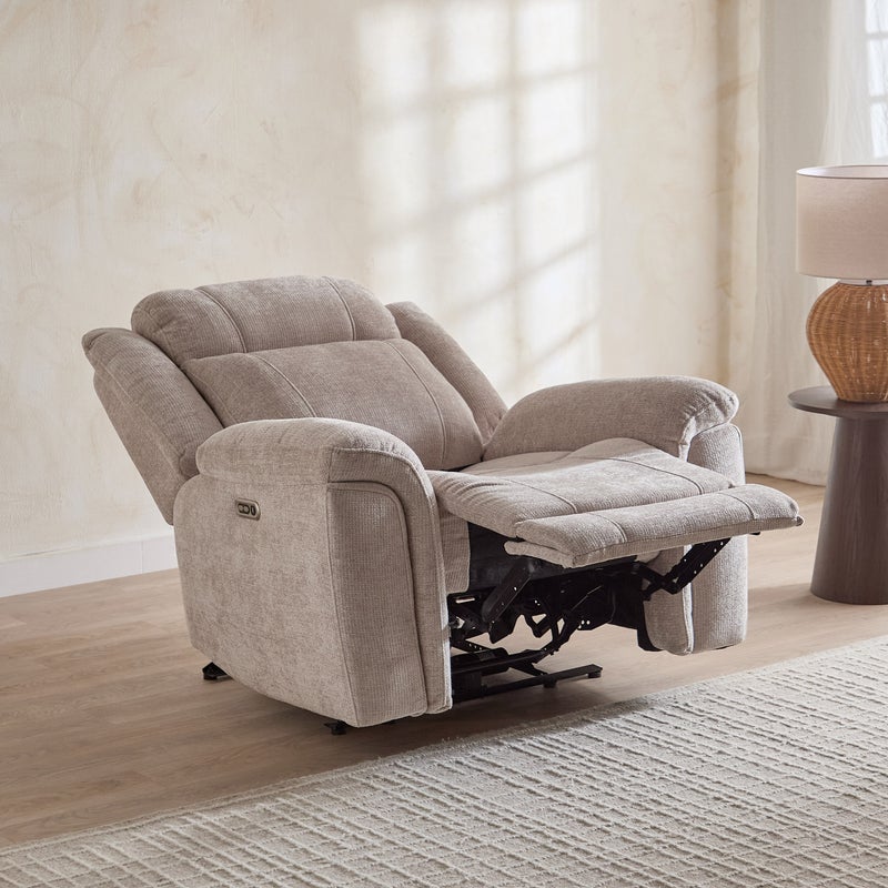 Home Box Nova Fabric Electric Recliner Armchair for Adults - Image 3